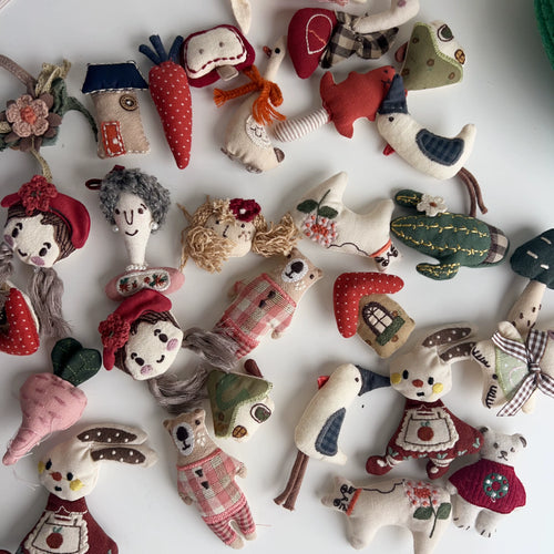 Cute Cartoon Forest Fabric Christmas Tree Decoration Accessory