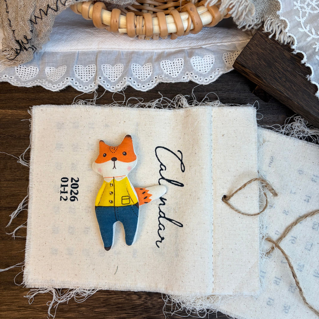Cute Handmade Fabric Cotton Doll Brooch Pin Accessory