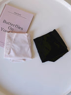 Seamless Ice Silk Panties with Lace Stitching and Pure Cotton Crotch