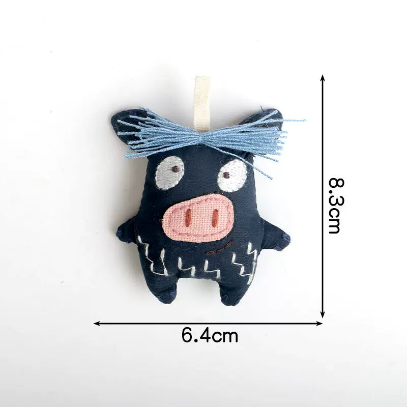 Cute Cartoon Embroidered Cloth Brooch Pin Accessory