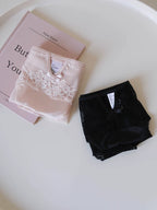 Breathable Floral Lace Low-Rise Panties with Cotton Crotch