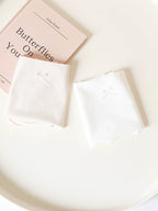 French-Inspired Vintage Panties with Simple Bow and Cotton Crotch