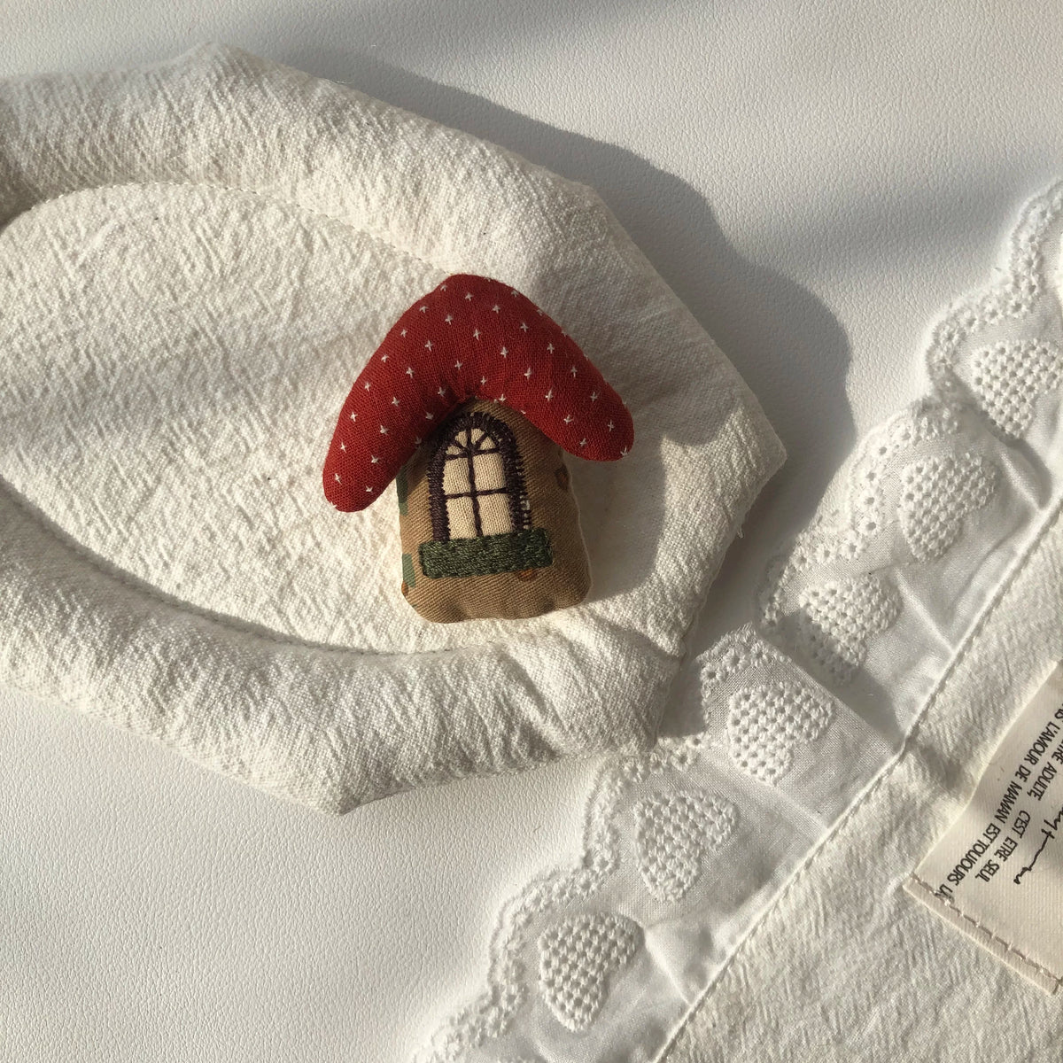 Cute Handmade Fabric Animal Plant Brooch Pin Accessory