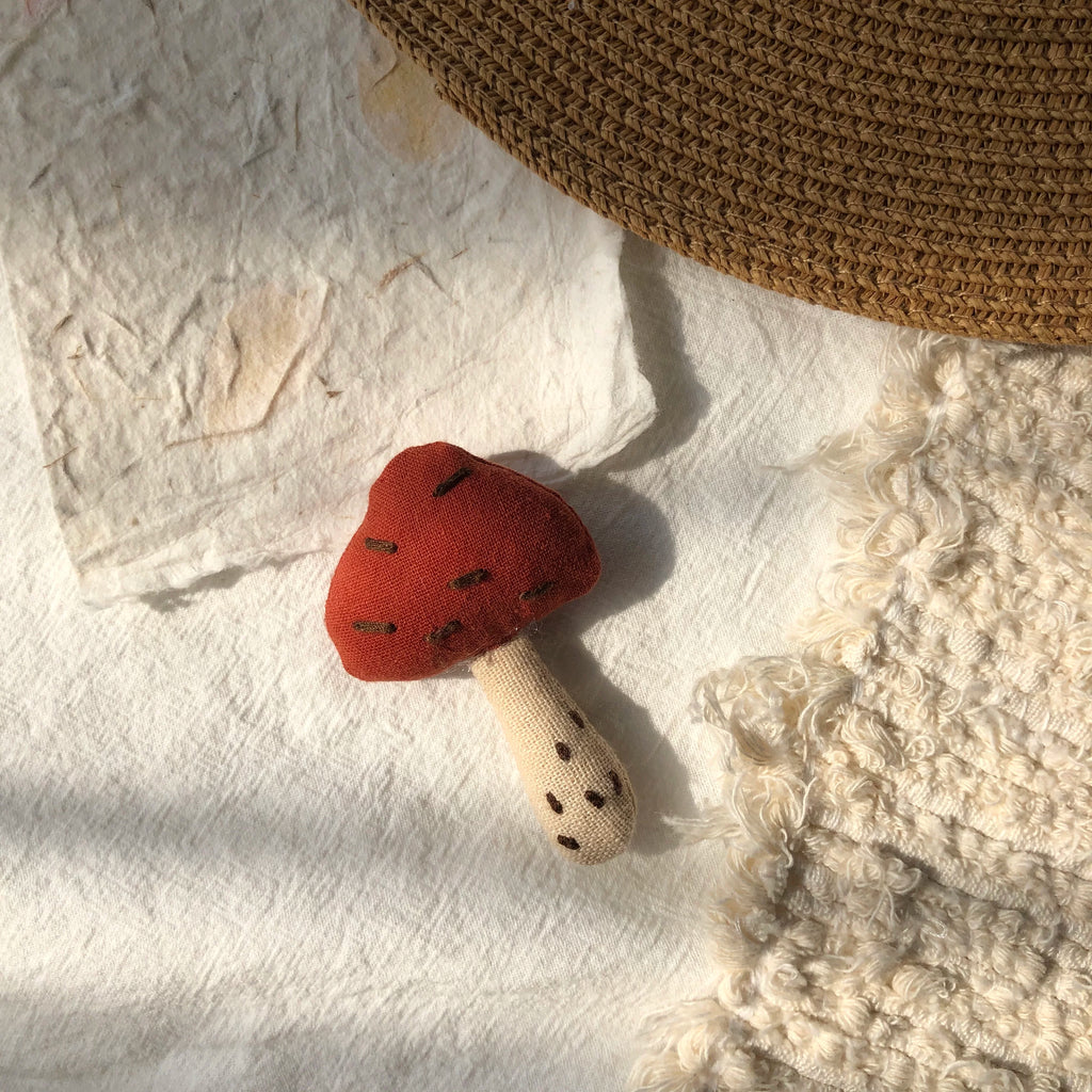 Cute Handmade Fabric Cotton Doll Brooch Pin Accessory