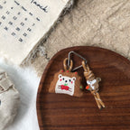 Cute Handmade Fabric Forest Mushroom Plant Bag Pendant Accessory