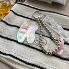 Ballet Shoes Bag Charm Keychain Pendant