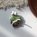 Cute Handmade Fabric Cotton Doll Brooch Pin Accessory
