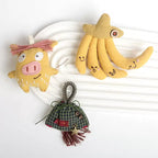Cute Cartoon Embroidered Cloth Brooch Pin Accessory