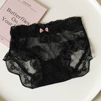 French-Inspired Vintage Panties with Lace Trim
