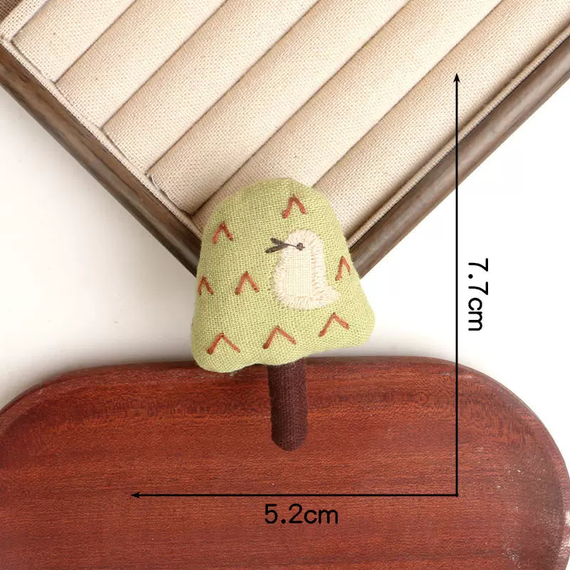 Cute Cartoon Embroidered Cloth Brooch Pin Accessory