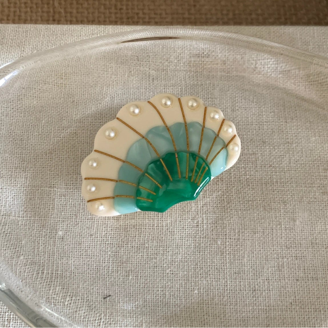 Cute Ocean Seashell Acetate Hair Clip Accessory