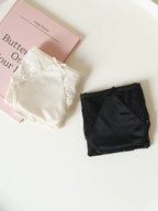 French-Inspired Vintage Panties with Lace Mesh and Cotton Crotch