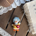 Cute Handmade Fabric Cotton Doll Brooch Pin Accessory