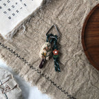 Cute Handmade Fabric Forest Mushroom Plant Bag Pendant Accessory