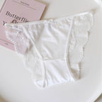 French-Inspired Vintage Panties with Lace Trim