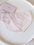 Cross-Cut Hollow-Out Sheer Mesh Lace Panties with Cotton Crotch