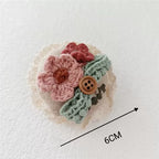 Cute Retro Cloth Embroidered Brooch Pin Accessory