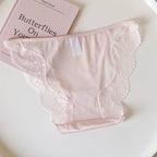 French-Inspired Vintage Panties with Lace Trim