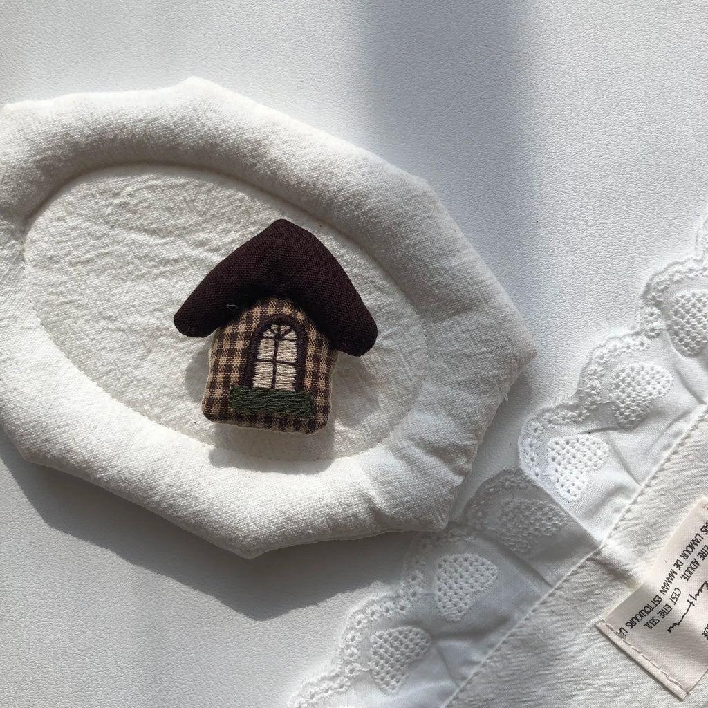 Cute Handmade Fabric Cotton Doll Brooch Pin Accessory