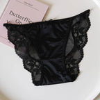 French-Inspired Vintage Panties with Lace Trim