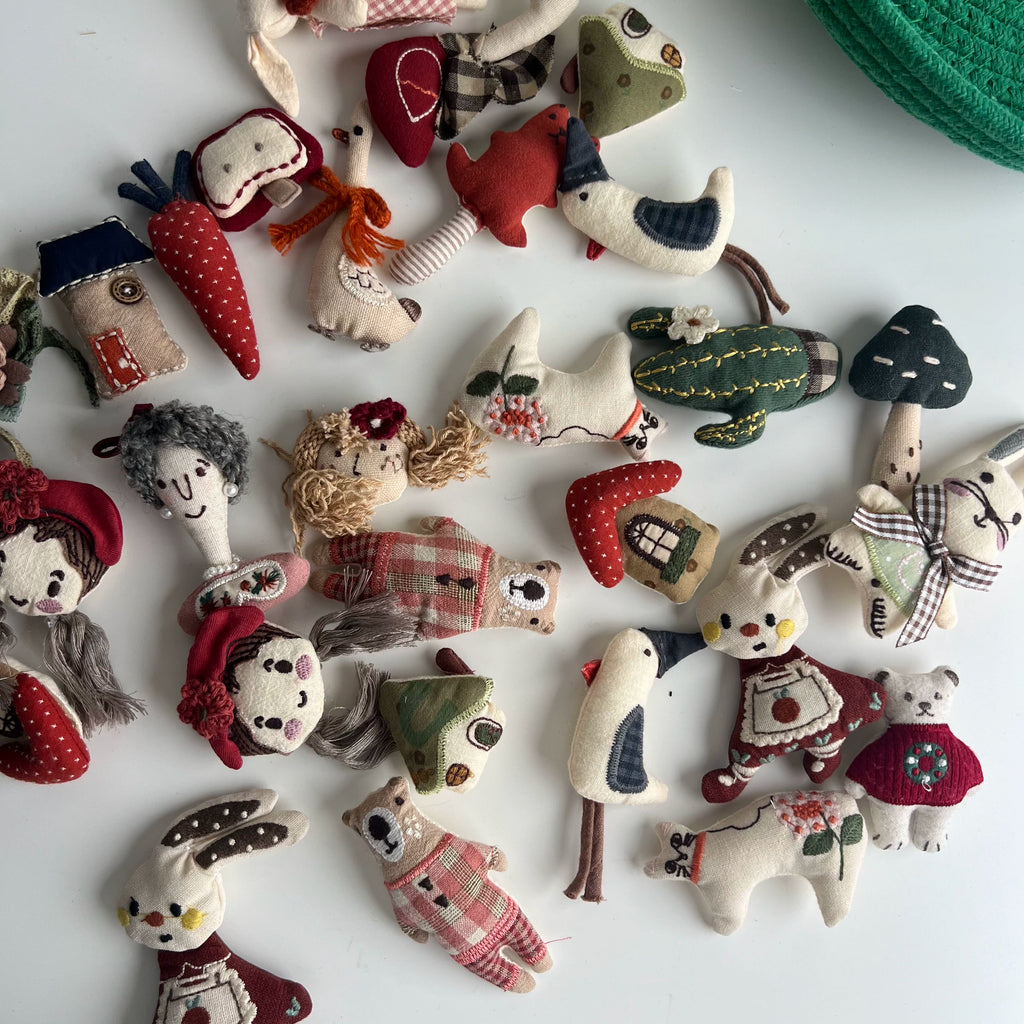 Cute Cartoon Forest Fabric Christmas Tree Decoration Accessory