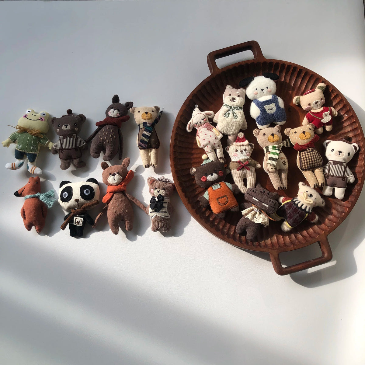Cute Handmade Fabric Cotton Doll Brooch Pin Accessory