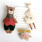 Cute Cartoon Embroidered Cloth Brooch Pin Accessory