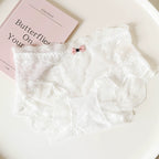 French-Inspired Vintage Panties with Lace Trim