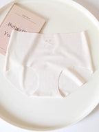 French-Inspired Vintage Panties with Simple Bow and Cotton Crotch