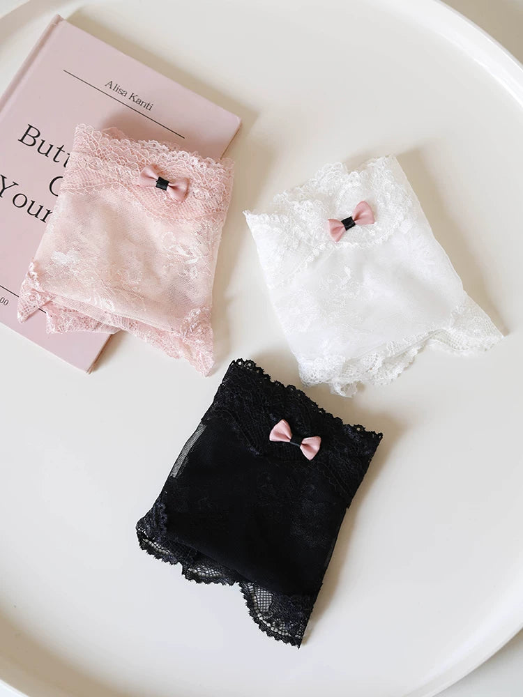 French-Inspired Vintage Panties with Lace Trim