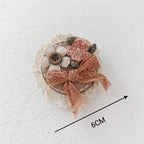 Cute Retro Cloth Embroidered Brooch Pin Accessory