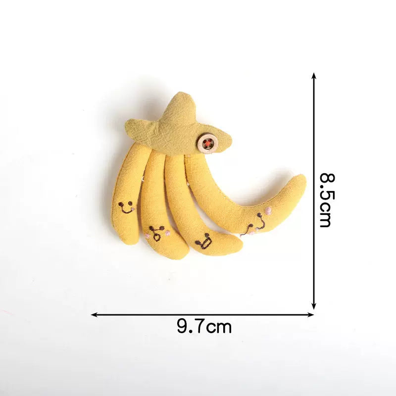 Cute Cartoon Embroidered Cloth Brooch Pin Accessory